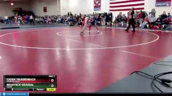 126 lbs Cons. Round 2 - Brodyrck Gravdal, Canby vs Caden Truebenbach, Mankato West