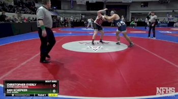 5A 285 lbs Semifinal - Christopher Eyerly, Elmore County School vs Sam Schepker, Gulf Shores