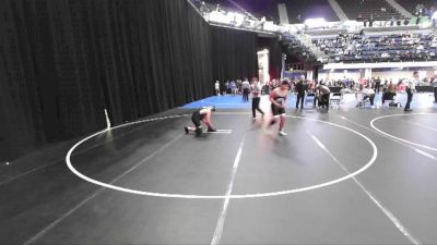 7th - 8th grade - 158 Champ. Round 1 - Max Peterson, Iowa vs Tristen White, Moen Wrestling Academy