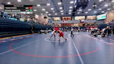 285 lbs 4th Place Match - Isaiah Rivera, Conroe Caney Creek vs Zachary Montcalm, Rockwall Heath