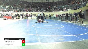 123 lbs Round Of 32 - Brayden McGilbray, Ada vs Carter Wright, Edmond Memorial