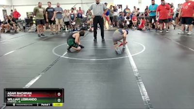 92 lbs Round 3 (4 Team) - Adam Bachman, Buffalo Valley WC vs William LeBrando, CTWHALE