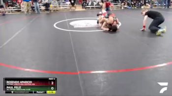 132 lbs Champ. Round 1 - Paul Feliz, All-Phase Wrestling Club vs Rosendo Aparicio, Victory Wrestling-Central WA