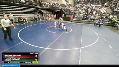 4A 100 lbs Cons. Round 3 - Hannah Sanders, Mountain Crest vs Maylie England, Stansbury