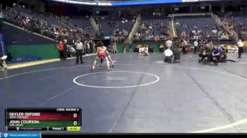 3A 113 lbs Cons. Round 3 - Skyler Oxford, West Carteret vs John Courson, Oak Grove