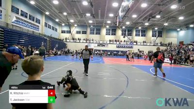 49 lbs Quarterfinal - Rocco Ritchie, Mountain Home Flyers vs Theodore Jackson, Team Conquer Wrestling