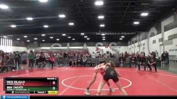 85 lbs Round 2 (8 Team) - Ben Takats, Burnett Trained (OH) vs Nick Dilallo, Illinois Menace