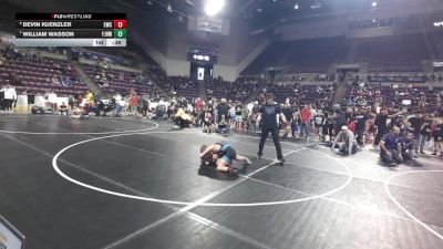115 lbs Cons. Quarters - Devin Kuenzler, Eaglecrest Wrestling Club vs William Wasson, FH Jr Vikings Wrestling Club