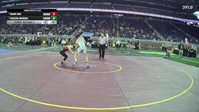 D1-106 lbs Cons. Round 3 - Jacob Busse, Livonia Franklin vs Sam Kik, Grand Rapids Union