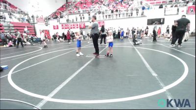 46 lbs Quarterfinal - Paul Velazquez, Lexington Wrestling Club vs Arlo Shattuck, Harrah Little League Wrestling