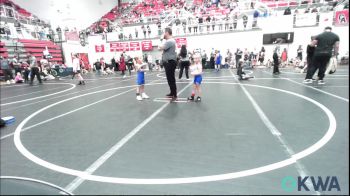 46 lbs Quarterfinal - Paul Velazquez, Lexington Wrestling Club vs Arlo Shattuck, Harrah Little League Wrestling