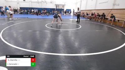 120 lbs Cons. Round 2 - Sierra Alamilla, Porterville vs Isabella Coronado, Nevada Elite