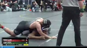 174 lbs Round 1 (16 Team) - Noah Clary, Lourdes University vs Gabe Smith, Lindsey Wilson (Ky.)