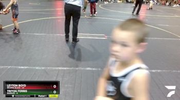 53 lbs Round 2 (6 Team) - Parker Mangum, Belding Black vs Weston Myers, BadBass