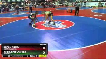 7 lbs Semifinal - Micah Green, North Paulding vs Christian Cartier, Roswell