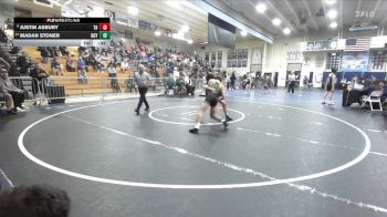 120 lbs Cons. Round 4 - Justin Asbury, Trabuco Hills vs Madan Stoner, Royal