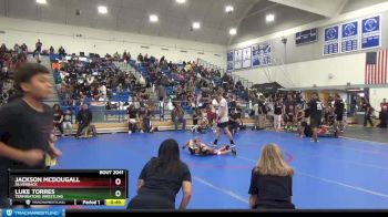 43 lbs Round 2 - Jackson Mcdougall, Silverback vs Luke Torres, Terminators Wrestling