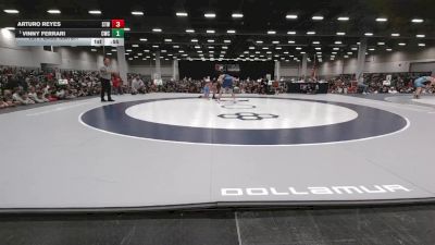132 lbs 1st Place Match - Vinny Ferrari, Cardinal Wrestling Club vs Arturo Reyes, Steller Trained Wrestling