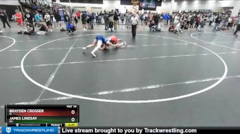 132 lbs Cons. Round 4 - James Lindsay, OH vs Brayden Crosser, IA