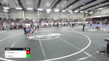 130 lbs Consi Of 4 - Kyley Matyniak, Cornerstone WC vs BreeDana Young, PV Youth Wrestling