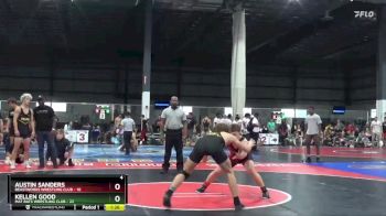 144 lbs Placement Matches (8 Team) - Austin Sanders, BEASTWORKS WRESTLING CLUB vs KELLEN GOOD, MAT RATS WRESTLING CLUB