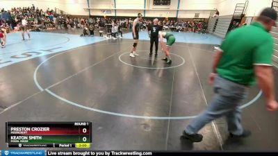 186-200 lbs Round 1 - Keaton Smith, Fossil Ridge vs Preston Crozier, Moorcroft