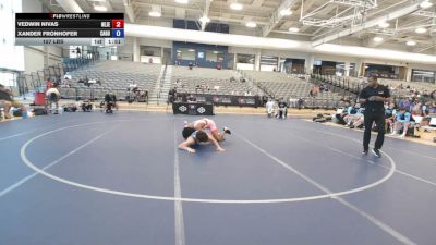 157 lbs Vedwin Nivas, New Jersey vs Xander Fronhofer, California Gold