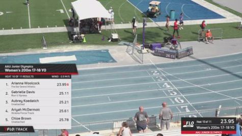 2026 AAU Junior Olympic Games - Youth Girls' 200m, Prelims 11 - Age 17-18