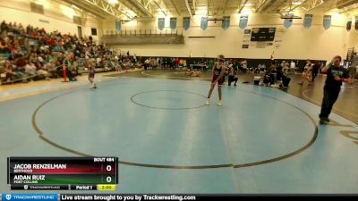 132-133 lbs Round 5 - Jacob Renzelman, Berthoud vs Aidan Ruiz, Fort Collins