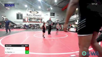 40 lbs Rr Rnd 1 - Riley Tarwater, Eufaula Ironheads Wrestling Club vs Ainsley Hatcher, Sallisaw Takedown Club