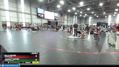 63-67 lbs Round 2 - Johnny Mathis, Moses Lake WC vs Ella Mathis, Washington