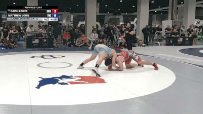 57 kg Cons. Sub-rd Of 32 - Gavin Lewis, Howe Wrestling School, LLC vs Matthew Long, Beaver Wrestling Club