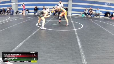 110 lbs Round 7 (8 Team) - Jack Carbone, Doughboy vs Kalob Rodriguez, Mat Assassins Red