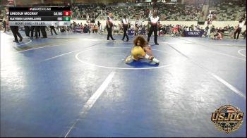 70 lbs Consi Of 4 - Lincoln McCray, Carl Albert vs Kaysen Lewelling, Keystone Wrestling Club