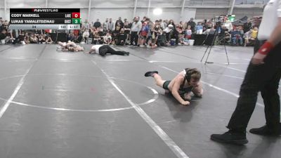 84 lbs Round 1 (6 Team) - Cody Markell, Lake WC vs Lukas Yamaletdzinau, Ohio Stingers