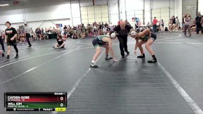 126 lbs Round 1 (8 Team) - Cayden Gore, 84 Athletes vs Will Kim, Prime WC Silver