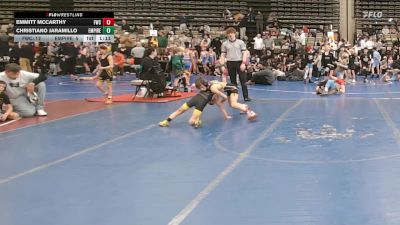 61 lbs Rr Rnd 4 - Emmitt McCarthy, Falcons Wrestling Club - ESC vs Christiano Jaramillo, Empire Wrestling Academy 1 - ESC