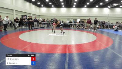 144 lbs C-8 #1 - Daniel Krutules, Georgia vs Gregory Barnett, Virginia