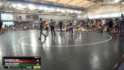 135+140 3rd Place Match - Trevor Steffy, Blackman Wrestling vs Elizabeth Hill, Next Level Wrestling Club