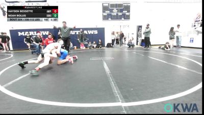 106-112 lbs Final - Hayden Bessette, Amped Wrestling Club vs Noah Bollig, Duncan Demon Wrestling