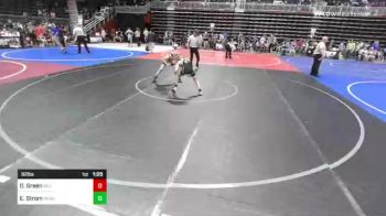 82 lbs Semifinal - Daniel Green, Billings WC vs Evan Strom, Panhandle Wr Ac