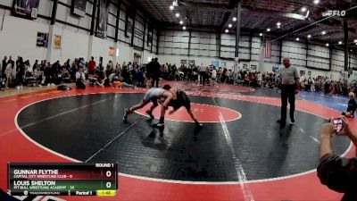 80 lbs Round 1 (6 Team) - Gunnar Flythe, CAPITAL CITY WRESTLING CLUB vs Louis Shelton, PIT BULL WRESTLING ACADEMY