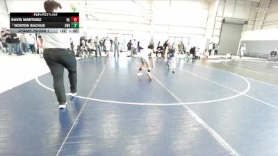112 lbs Champ. Round 1 - Boston Backus, Champions Wrestling Club vs David Martinez, Hillcrest