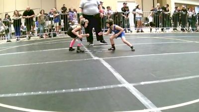 54 lbs Consi Of 8 #2 - Clark Mason, Vici WC vs Nixon Shutt, Gold Rush Wr Ac