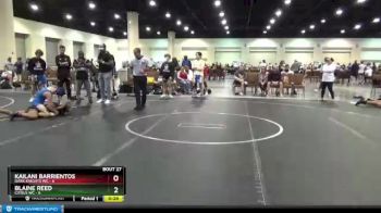 120 lbs Round 7 (8 Team) - Kailani Barrientos, Dark Knights WC vs Blaine Reed, Citrus WC