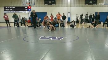138 Open 1st Place Match - Skye Realin, Iowa vs Maci Avila, Midland University