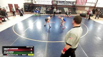 116 lbs Cons. Semi - Gracie Gardiner, Uintah vs Rylee Bona, Gunnison Valley