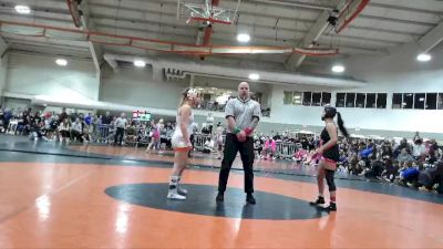 110 lbs 3rd Place Match - Tatianna Castillo, Lowell (Girls) vs Delaney Tackett, Olentangy Orange