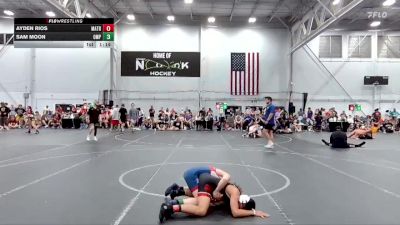 100 lbs Round 5 (6 Team) - Sam Moon, OMP vs Ayden Rios, Mat Assassins Red