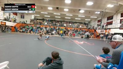 114-120 lbs Round 2 - Hadley Henton, Lovell Middle School vs Harper Griffin, Rocky Mountain Middle School